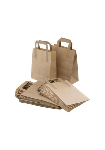 Gizpak Mini Boy Kraft Kağıt Çanta 20x24x10cm 50 Adet