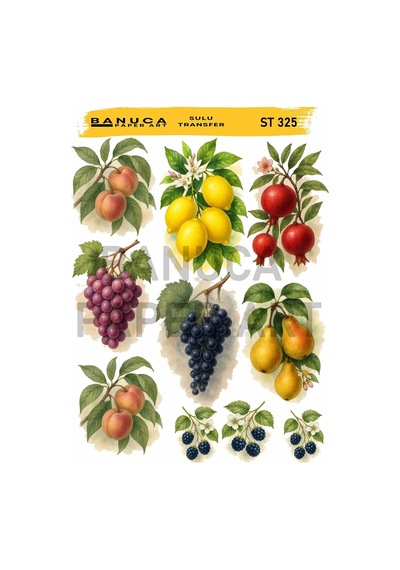 Sulu Transfer Kağıdı Banuca St-325 25x35 Cm