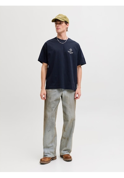 Jack & Jones Niagara Erkek Lacivert Tişört 12293422-skyc