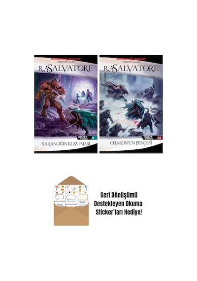 Karanlığın Kuşatması Drizzt Efsanesi 9. Kitap + Charon Un Pençesi Drizzt Efsanesi 22. Kitap