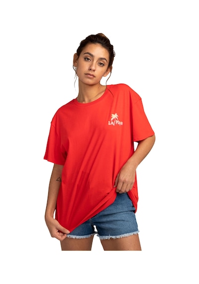 Bıllabong Billabong La Playa Kız Çocuk Kırmızı Tişört Rne0 Pembe