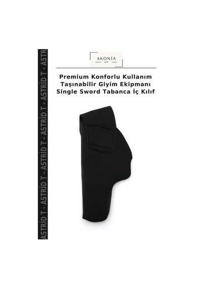 Premium Konforlu Kullanım Taşınabilir Giyim Ekipmanı Single Sword Tabanca İç Kılıf
