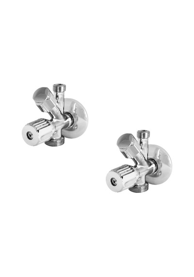 Tema Dual Çift Çatalli Ara Çamaşir Makinesi Musluk 69110 2 Krom