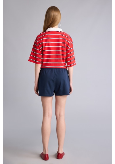 Defacto %100 Pamuk Standart Fit Bağcıklı Bel Kısa Paça Şort G7956ax26hsnv147 Lacivert-nv147 Defacto %100 Pamuk Standart Fit Bağcıklı Bel Kısa Paça Şort G7956ax26hsnv147 Lacivert-nv147
