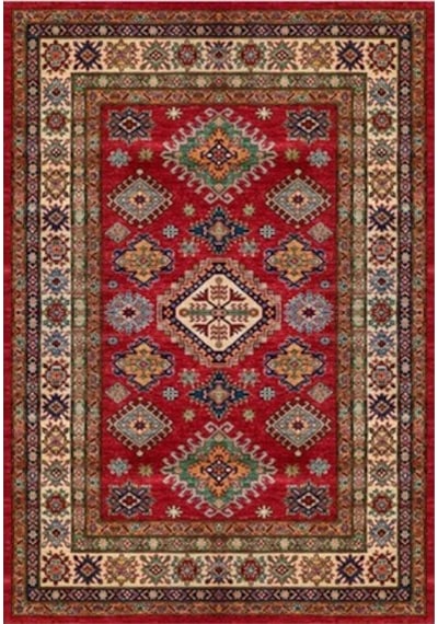 Çam Halı Gloria Td741 Multi Etnik Desen Dokuma Saçaklı Kilim