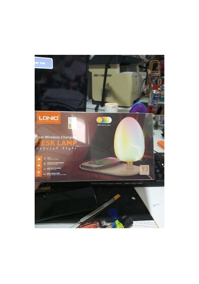 Wireless Şarj Standı Hızlı Şarj Özellikli Masa Lambası Şarj Istasyonu Şarj Lamba 15w Rgb