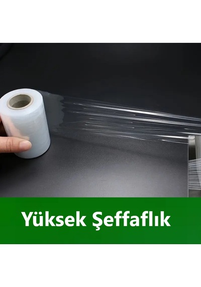 Sanayi Streç Film Çok Amaçlı Kullanıma Uygun Şeffaf 10 X 225Mt