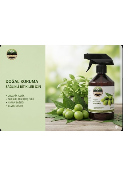 Bioleaf Protector Neem Yağı-organik Böcek Kovucu, Yaprak Bit Temizleyici 500 ML