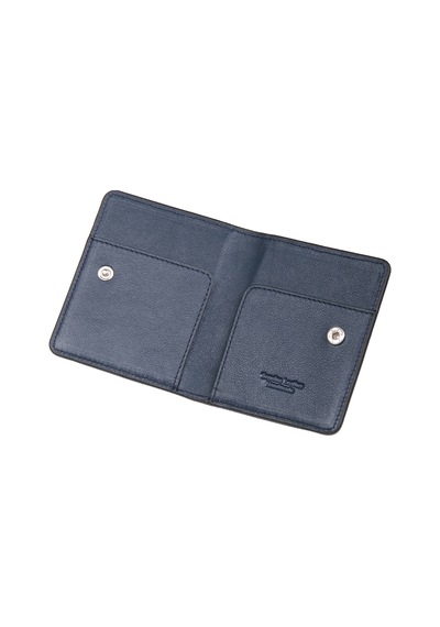 Ancora Leather Hakiki Deri Para Bölmeli Çıtçıtlı Portföy-unisex-26210 Siyah - Parlement