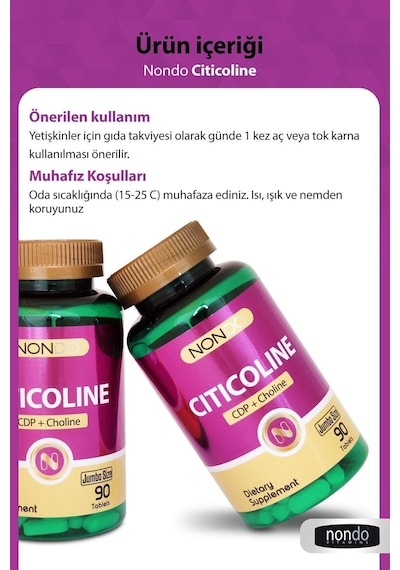 Nondo Sitikolin 90 Tablet
