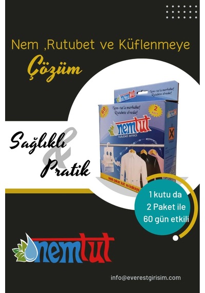 Nem Alıcı Rutubet Emici Koku Giderici Korozyon Önleyici 20 Kutu Içerisinde 40 Paket