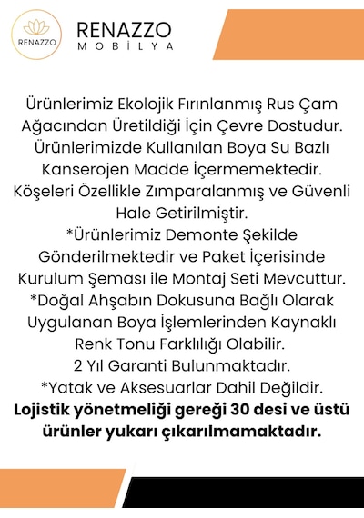 Natura Cibindirik Masif Çam Karyola Ve İki Adet Komodin Seti-bohem Modern Yatak Odası Takımı