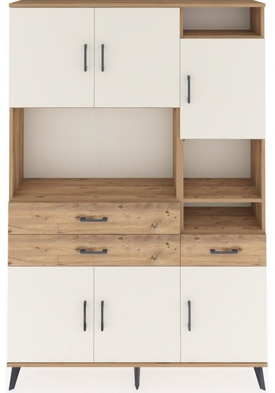 Arges Dolap 10 Raflı 3 Çekmeceli 6 Kapaklı 132x30x195 Çam-aytaşı/çam Aytası/atlas Çam Arges Dolap 10 Raflı 3 Çekmeceli 6 Kapaklı 132x30x195 Çam-aytaşı/çam Aytası/atlas Çam