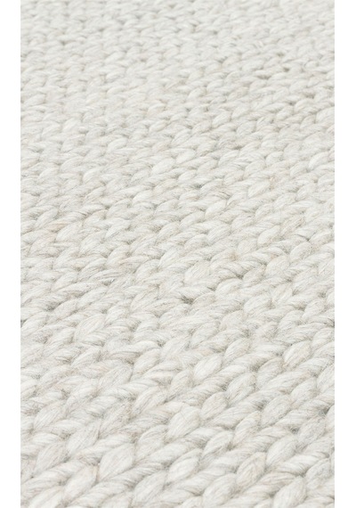 Eko Halı Jade Basketweave Cream Naturel Kazak Örgü Desenli El Dokuma Örgü Halı