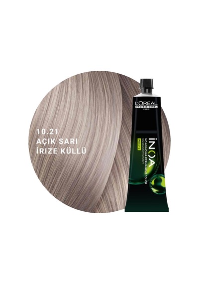L Oréal Professionnel Inoa Saç Boyası 60gr - 10.21 Açık Sarı İrize Küllü