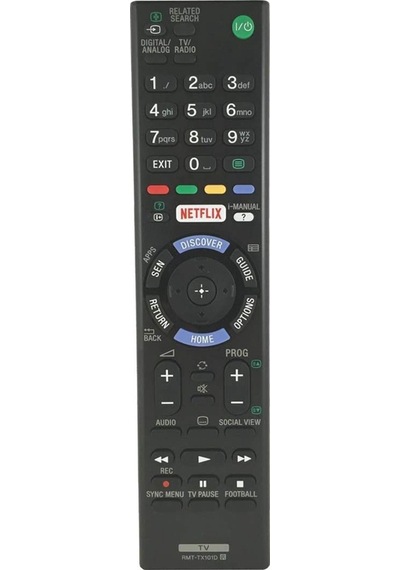 Anjiexun Sony Bravia Led Tv İçin Rmt-tx101d Uzaktan Kumanda Değişimi
