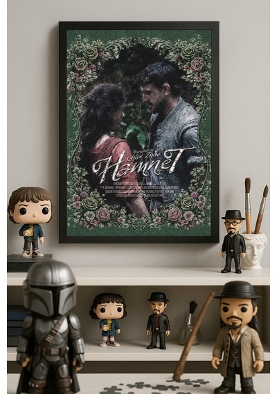 Hamnet Siyah Ahşap Çerçeveli Poster, Hamlet Film Duvar Tablosu