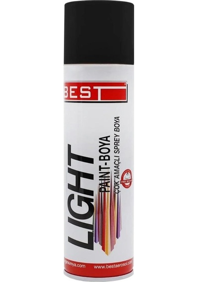 Light Sprey Boya 250 Ml Siyah