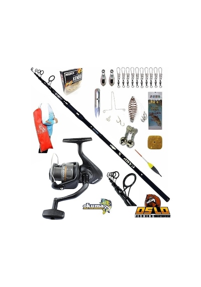 Revenger Rv-65 Oslo Carp-x 360cm 3,5lbs Profesyonel Surf Sazan Kıyı Olta Takımı Seti