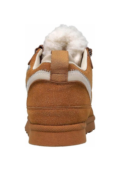 Kadın Vegan Deri Taba Sneakers - Look Who's Here Tasarım Çok Renkli