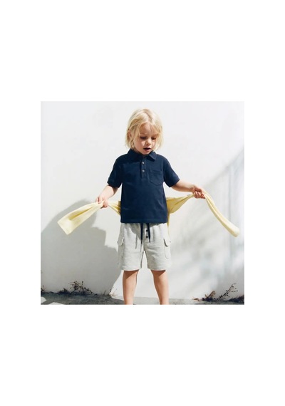 Poala Kids Lacivert Polo Yaka Set