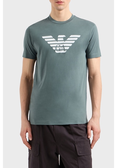 Emporio Armani Erkek T Shirt 8n1tn5 1jpzz M9061 Yeşil Yeşil