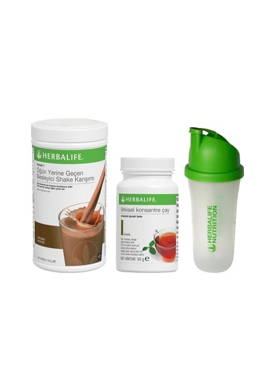 Başlangıç Paketi Çikolatalı Shake + 50 Gr Klasik Çay + Shaker