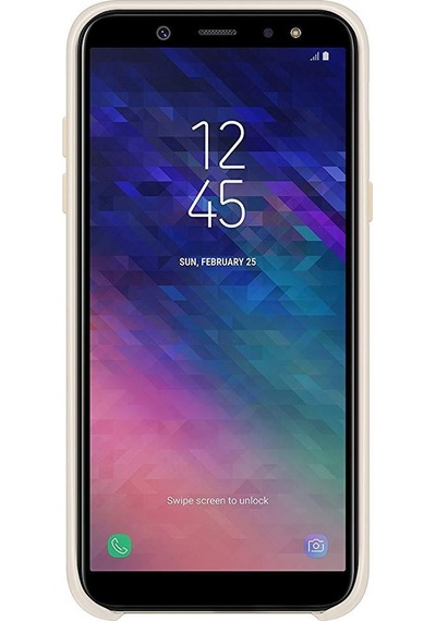 Galaxy A6 2018 İle Uyumlu Çift Katmanlı Arka Kapak Altın Ef-pa600cfegww Gold