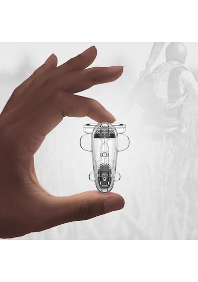 Baseus Ateş Düğmesi - Pubg - Tüm Oyun Ve Telefonlar İle Uyumlu Oyun Konsolu - Universal Oyun Adaptörü Şeffaf Acpbcj-02
