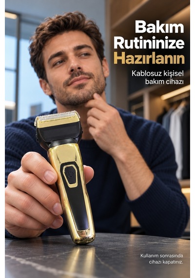 Sakal Tıraş Makinesi Günlük Sakal Kesim Başlıklı