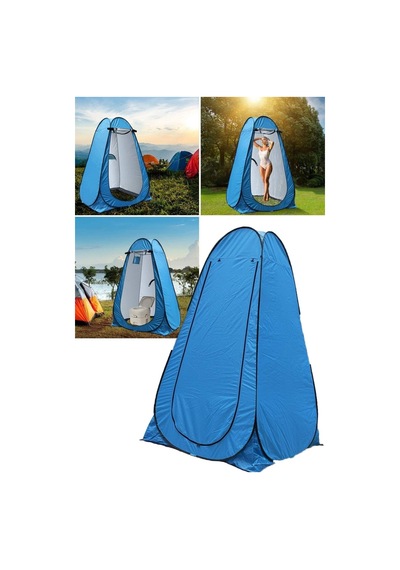 Markafox Kamp Alanı Duş Giyinme Wc Çadırı Fotoğrafcı Prova Kabini 190x120x120 Çok Renkli