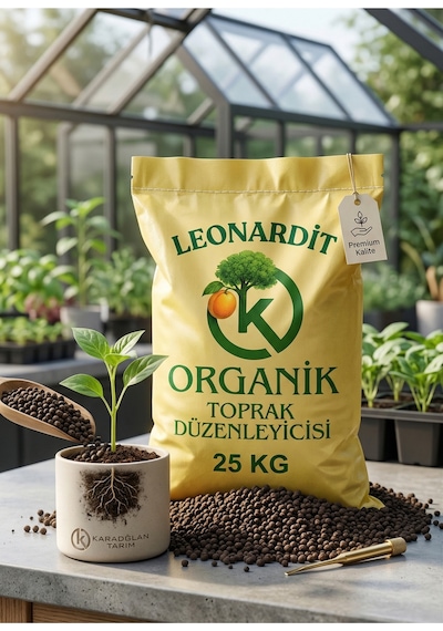Leonardit Gübre Organik Toprak Düzenleyicisi Ph 4-6 25 Kg 1 Adet