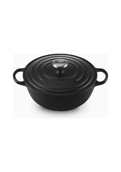 Le Creuset La Marmite Fransız Lüksü Döküm Tencere Mat Siyah 26 Cm