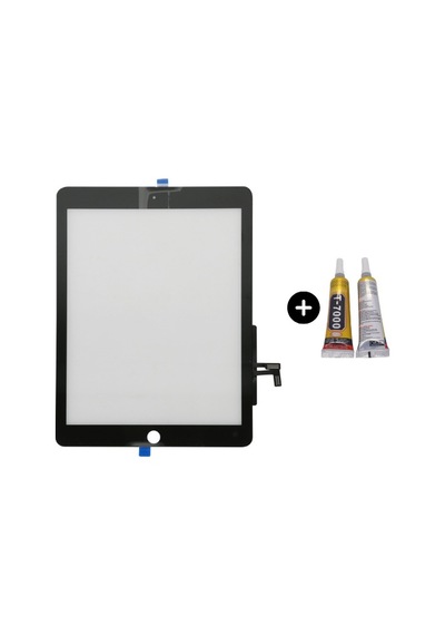 Apple Uyumlu iPad  Air 1.nesil A1474-a1475-a1476 A Kalite Dokunmatik Siyah + B7000