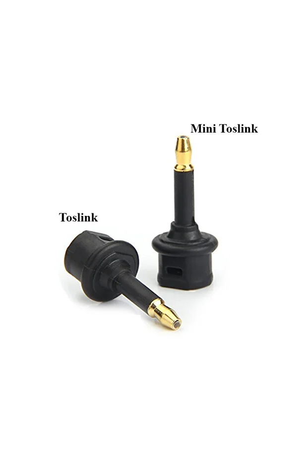 Toslink To Mini Toslink Adaptör Çevirici Dönüştürücü Optik 3.5mm Dişi Erkek Kablo Ses Dönüştürücü Ara Aparat