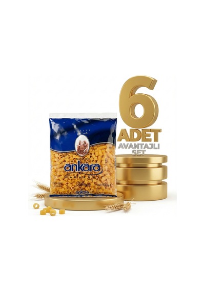 Ankara Yüksük Makarna 6x500 Gr