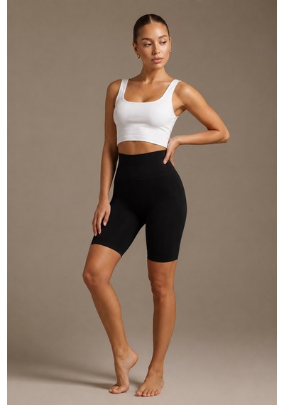 Fit Women Kadın Kumaş Boxer Kalıp Siyah Korse