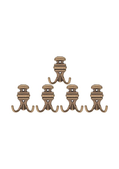 Kemerli Askı, Metal Vestiyer Askısı, Anti K Sari, Duvar Ve Dolap Askılığı 5'li Set Vidalı