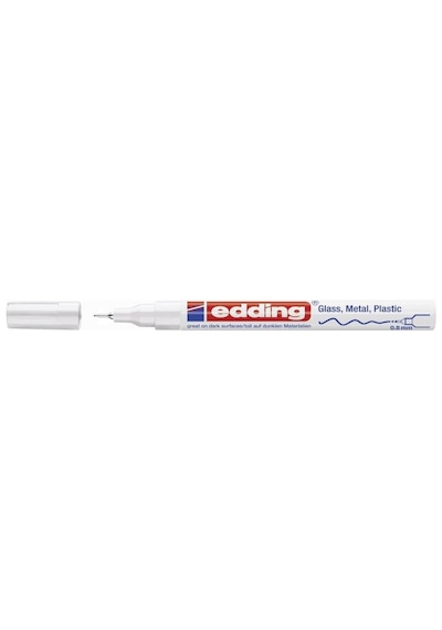 Edding 780 Hobi Sanat Kalemi, Beyaz Genel