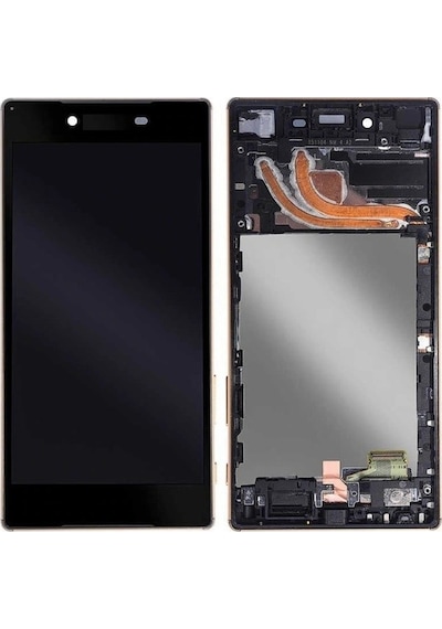 Sony Z5 Lcd Ekran Kasalı Gold Çift Hat