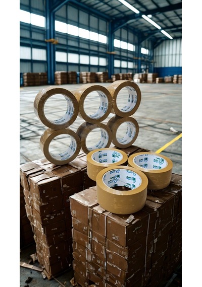 45mm Kahve Rengi Koli Bandı - Hotmelt - Extra Güçlü Yapışma 1