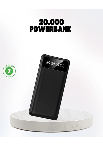 Çoklu Güvenlik Korumalı 20.000 Mah Powerbank Fener Özellikli - Htctducz20000powerbank-5
