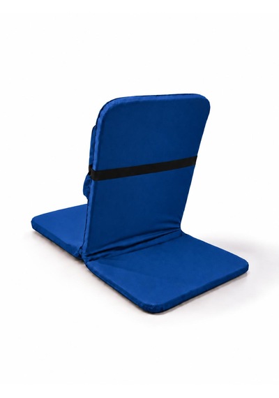 Meditasyon Sandalyesi İlave Yastıklı Backjack Xl Yoga, Nefes, Meditasyon Sandalyesi Duck Kumaş Saks Mavi