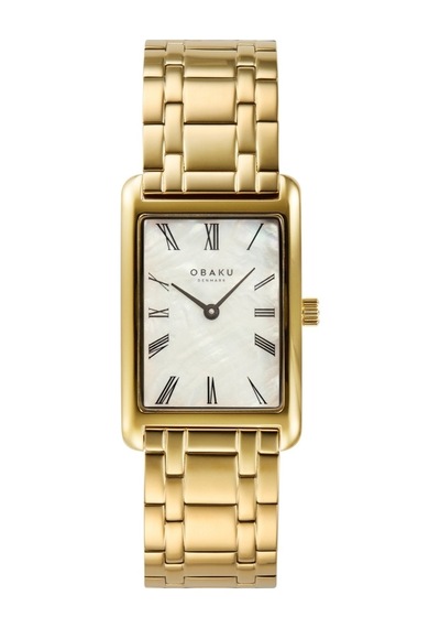 Obaku Denmark V311lxgwsg Quartz Çelik Altın Rengi 24 Mm Kadın Kol Saati Altın