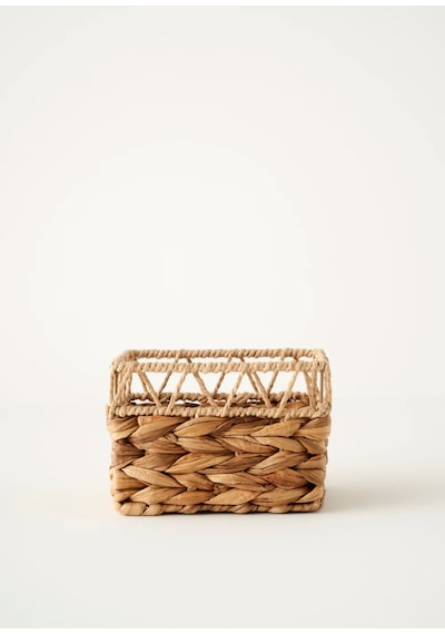 Bella Maison Vesna Dekoratif Sepet Naturel 20x14x14 Cm Ekru