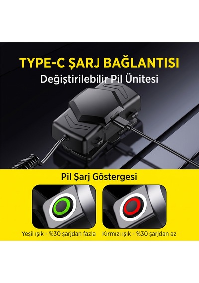 Philips Sfl3341 10w Led 650 Lümen 3600mah Teleskopik Zoomlu 5 Işık Modlu Şarjlı Profesyonel Kamp Ve Kafa Lambası Siyah