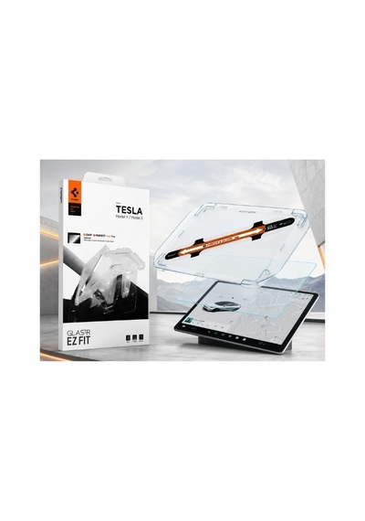 Spigen Tesla Model Y & Model 3 Cam Ekran Koruyucu Anti-glare