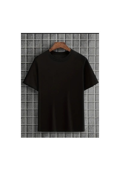 Medinenur Baskılı Basic T-shirt Siyah