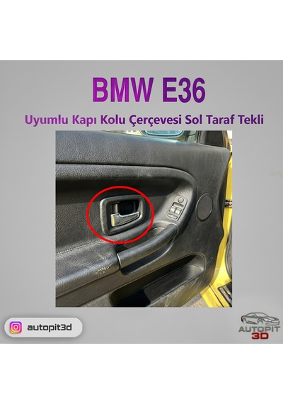 Bmw E36 Uyumlu Kapı Kolu Çerçevesi - Sol Taraf