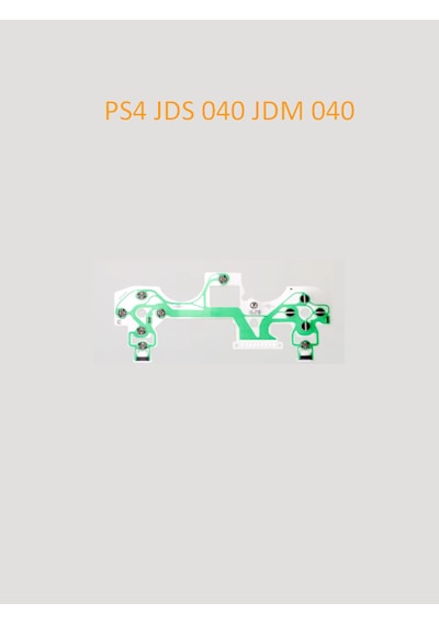 Ps4 V2 Kol Jds 040 Flex İç Film Jdm 040 Playstation 4 Kol Tamir